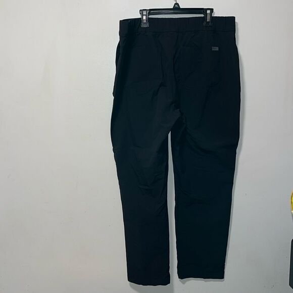 EUC MEN’S XL SHORT FIGSPRO BLACK STRAIGHT LEG TROUSERS - Picture 11 of 13